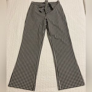 Zara checkered/gingham pants